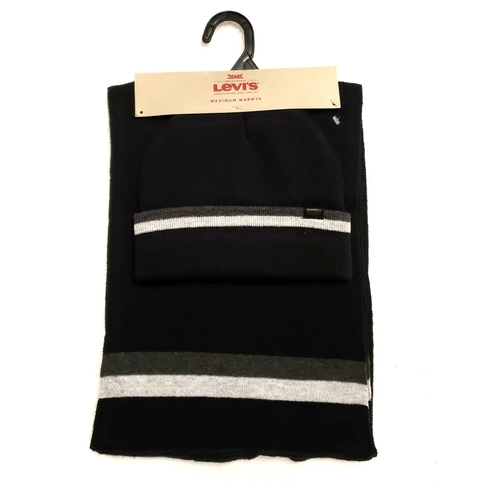Black Levi's Scarves and Beanni set